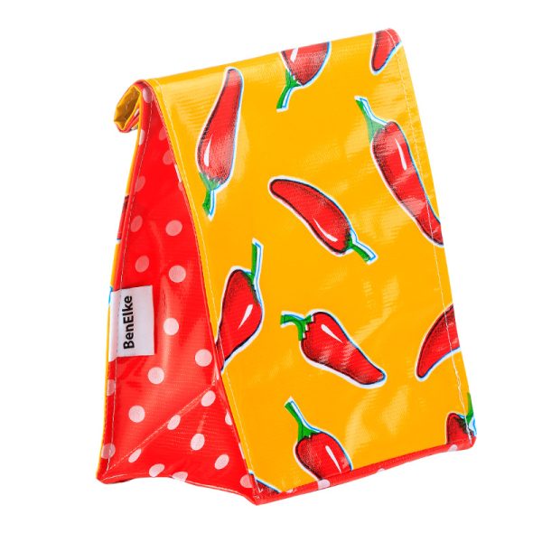 Lunch Bag - Red Chilli on Yellow