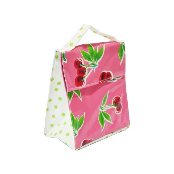 Insulated Lunch Bag - Cherry Pink