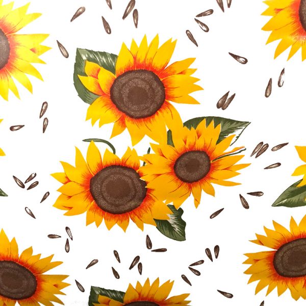 Mexican Oilcloth Sunflower
