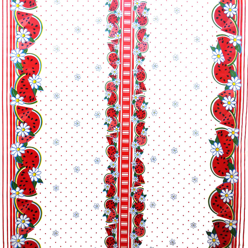 Mexican Oilcloth Watermelon Red - BenElke